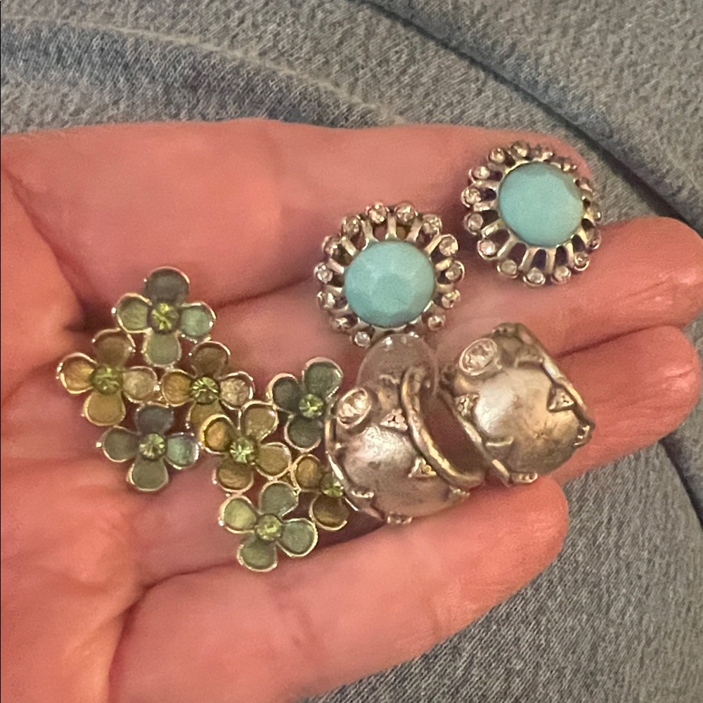 Beautiful Delicate Earrings Set of 3